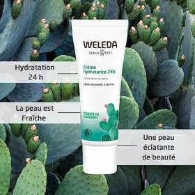 WELEDA - Duo Crème hydratante 24h - Hydratation durable - Certifié Natrue**- Tube 30 ml x 2