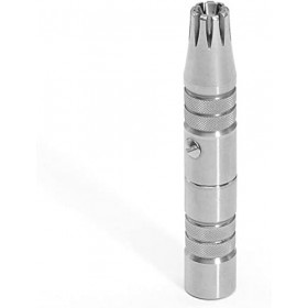 GOOFFY Nez Cheveux Tondeuse Nouveau Portable Nez Cheveux Tondeuse Manuel En Acier Inoxydable Nez Épilation Rasage Rasoir Rota