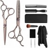 Lot de 10 ciseaux de coiffure, ensemble de ciseaux à cheveux de 15,2 cm, ensemble de ciseaux de coiffeur professionnels, kit 