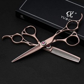 Lot de 10 ciseaux de coiffure, ensemble de ciseaux à cheveux de 15,2 cm, ensemble de ciseaux de coiffeur professionnels, kit 