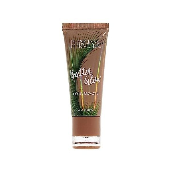 Physicians Formula Butter Glow Liquid Bronzer, Chaleur Instantanée, Pour un Teint Naturellement Ensoleillé, Formule Crémeuse 