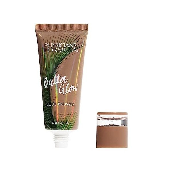 Physicians Formula Butter Glow Liquid Bronzer, Chaleur Instantanée, Pour un Teint Naturellement Ensoleillé, Formule Crémeuse 