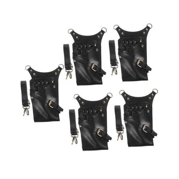 Beaupretty 5Pcs Ciseaux Sac De Taille Sac À Bandoulière Peigne À Poils DAnimaux Trucs Pour Animaux Ciseaux À Cheveux Ciseaux