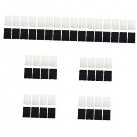 ABOOFAN 64 Pièces Gants Démaquillants En Fibres Éponge De Lavage Du Corps Serviettes De Spa Pour Douche Du Visage Éponge Louf