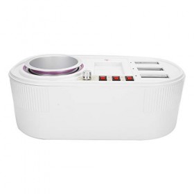 Chauffe-Cire 270W 500ml Machine De Chauffe-Cire Électrique Professionnelle pour Lépilation Cire Bean Wamer Machine Blanc 36x