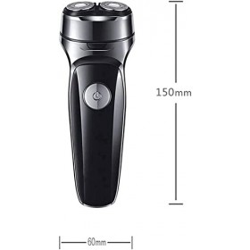 Rasoir électrique for Hommes, rasoirs électriques Rechargeables for Hommes avec Une Coupe-Barre Pop-up, Usage Humide et Sec U