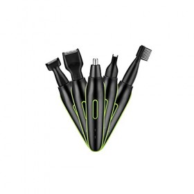 XENITE Tondeuse à poils de nez, 4 en 1 USB Tondeuse à oreilles électrique for hommes Barbe Rasoir Tondeuse à cheveux Hommes B