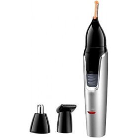 GOOFFY Tondeuse à poils de nez 3 en 1 Rechargeable Tondeuse de nez Tondeuse à barbe for hommes Nettoyage des oreilles Sourcil