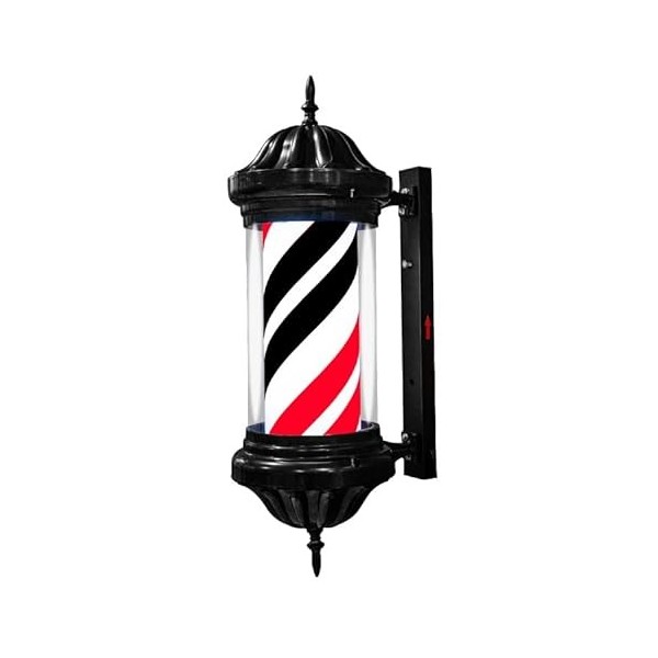 WENNEWU Poteau De Barbier, Source De LumièRe Led, Luminaire Rotatif Barbershop, Signes Classiques Pour Salon De Coiffure, Uti