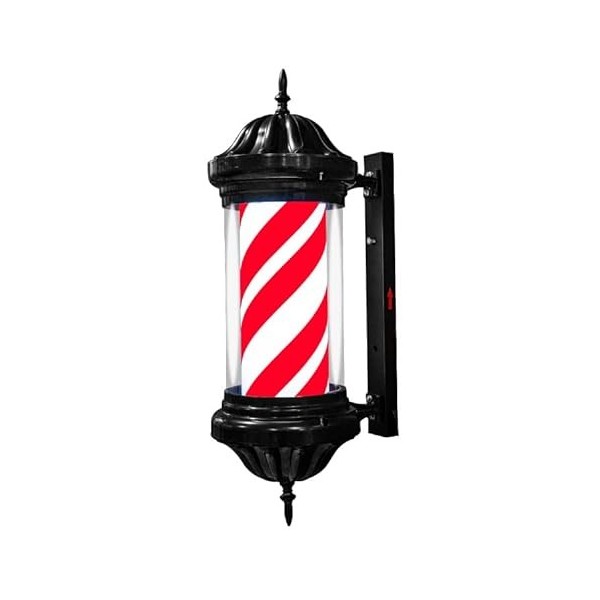 WENNEWU Poteau De Barbier, Source De LumièRe Led, Luminaire Rotatif Barbershop, Signes Classiques Pour Salon De Coiffure, Uti