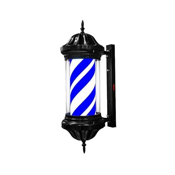 WENNEWU Poteau De Barbier, Source De LumièRe Led, Luminaire Rotatif Barbershop, Signes Classiques Pour Salon De Coiffure, Uti