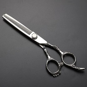 6" Professional Barber Hair Thinning and Cutting Scissors Razor Edge and Teeth Edge Thinning Hair Scissors Shears Hairdressin...