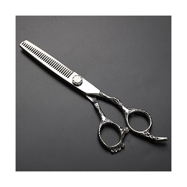 6" Professional Barber Hair Thinning and Cutting Scissors Razor Edge and Teeth Edge Thinning Hair Scissors Shears Hairdressin