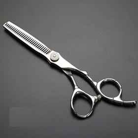 6" Professional Barber Hair Thinning and Cutting Scissors Razor Edge and Teeth Edge Thinning Hair Scissors Shears Hairdressin...