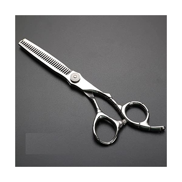 6" Professional Barber Hair Thinning and Cutting Scissors Razor Edge and Teeth Edge Thinning Hair Scissors Shears Hairdressin