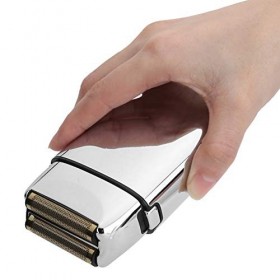 PURRL Tondeuse à Barbe, Tête Rasoir Rasoirs à Feuille Imperméable Rasoirs à Feuille pour Hommes avec Sac de Rangement pour Co