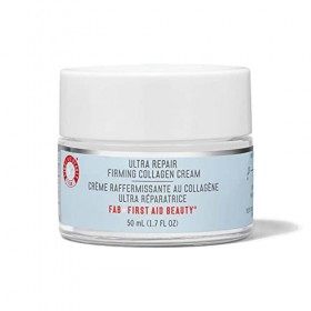 First Aid Beauty, Crème Ultra Réparatrice pour Jour et Nuit au Collagène 50 ml , Peptides et Niacinamide, Anti-Rides, Hydrat ...
