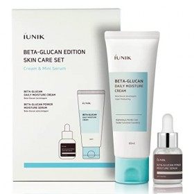 iUNIK BETA-GLUCAN EDITION SKINCARE SET Cream&Mini Serum Crème Jour et Nuit