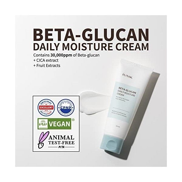 iUNIK BETA-GLUCAN EDITION SKINCARE SET Cream&Mini Serum Crème Jour et Nuit