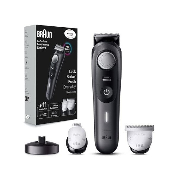 Braun Tondeuse à barbe série 9 BT9441, tondeuse avec outils de barbier et 180 min dautonomie, évalué quel meilleur achat