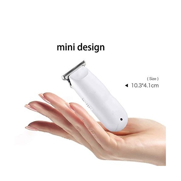 LHLLHL Bébé Tondeuse Mini Portable Tondeuse à Cheveux for Enfants Coupe de Cheveux Rechargeable Calme bébé Maison Rasoirs