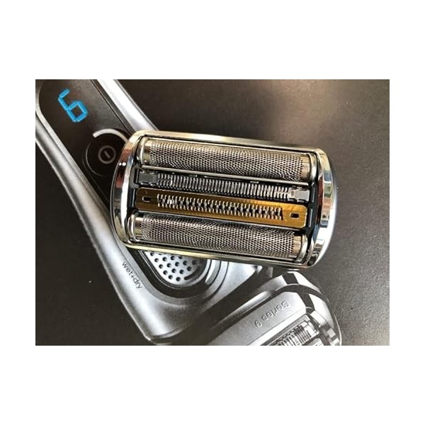 YANHAO Tête de Rasage Feuille & Tête de Coupe Cassette Cartouche 92S 92B for Braun Rasoir Rasoir Série 9 9030S 9040S 9050CC 9