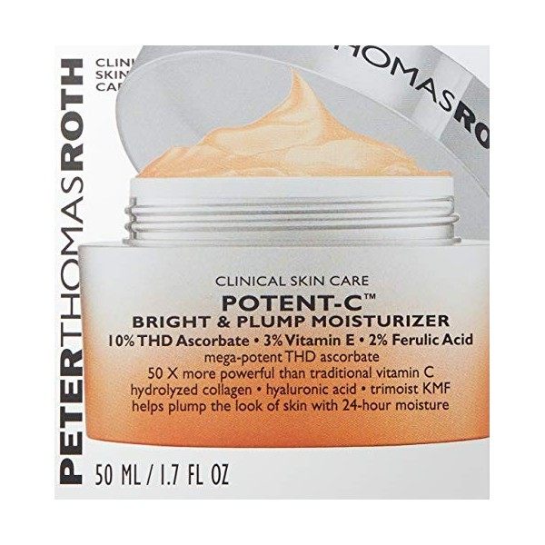 Peter Thomas Roth Potent-C Crème Hydratante Eclaircissante/Repulpante, 50 ml