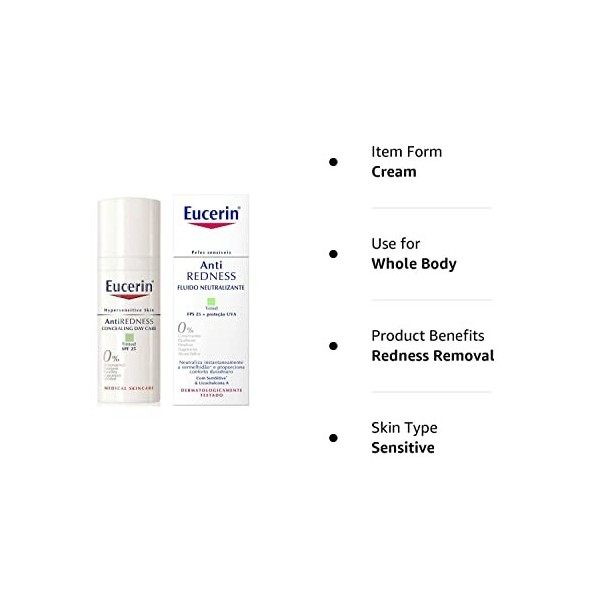 Eucerin Anti-Redness Concealing Day Cream - SPF25 50ml