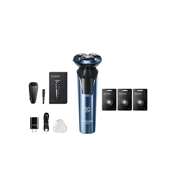 JUEMISSA Rasoir Rasoir à Barbe électrique pour Hommes Rasoir Rechargeable Coupe-chaume Rasoir Facial Color : E, S : 16.5 * 6