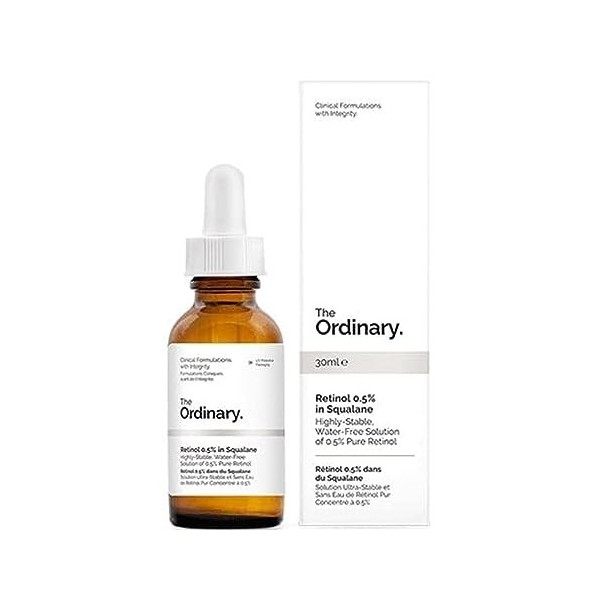 Sérum Facial Antiedad - Retinol 0.5% in Squalane - 30 ml - The Ordinary Crème Jour et Nuit