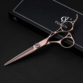 Ensemble de 10 ciseaux de coiffure, ensemble de ciseaux à cheveux de 6 pouces, ensemble de ciseaux de barbier professionnels,...