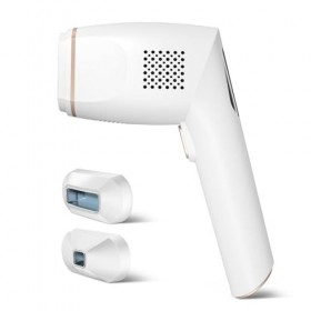 Appareil dépilation IPL avec impulsions lumineuses infinies et 2 embouts laser pour le visage, le corps, le maillot, les ais