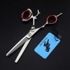 Ciseaux de coupe de cheveux pour gaucher Ciseaux de coiffure pour salon de coiffure pour gaucher 5,5 pouces, FlatCut5.5Inch, 