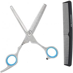 Ciseaux de coupe de cheveux Ciseaux amincissants ， Ciseaux de coiffeur professionnels en acier inoxydable pour une utilisatio...