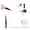 QUANJJ Double Tête Design Tyelash Tweezers Épilation Épilation Tweezers Maquillage Outils De Maquillage Burbrow Beauté Maquil