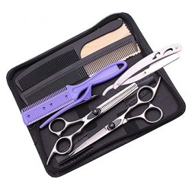 Japon 6,0 Pouces Ciseaux De Coiffure Professionnels Ciseaux De Coiffeur Set Ciseaux De Coupe De Cheveux Ciseaux Amincissants 