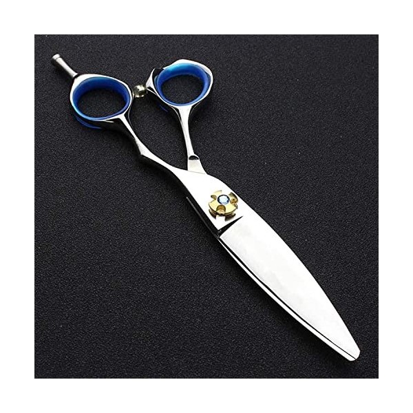 JINJIA Ciseaux de Cheveux Professionnels, Outils de Salon Ciseaux Amincissants Beauté 6,0 Pouces, FlatCut6Inch