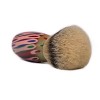 WWWFZS Brosse de Rasage pour Hommes Pointe argentée Forme dampoule Noeud de Cheveux de Blaireau et poignée de Stylo de Dessi