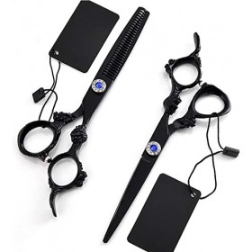 Ciseaux à cheveux japonais de 6,0 pouces, ciseaux en téflon bon marché, ciseaux de coiffure, ciseaux à effiler, coiffeur, ras...