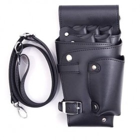 LEIGE Ciseaux en Cuir Sac de Poche à Outils de Coiffure avec Ceinture Amovible Coiffeur Ciseaux de Ciseaux de Coiffure