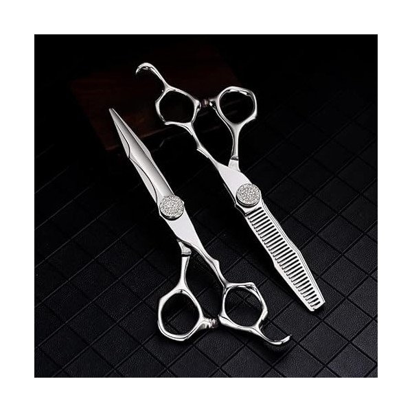 Ciseaux De Coiffeur Ciseaux De Coupe De Cheveux, 6 Pouces Ciseaux De Coiffeur Japon 440C Ciseaux De Coiffeur Dents De Coupe P