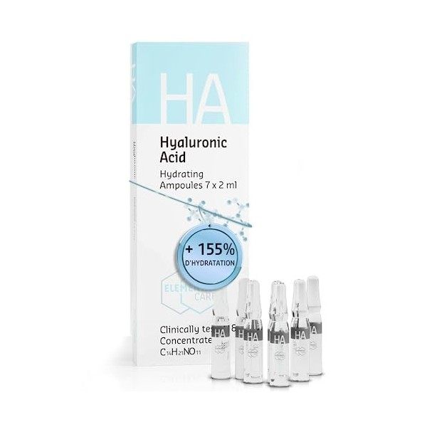 +155% d Hydratation de la Peau en 1h, Acide Hyaluronique Serum Visage 30ml - Soins pour le Visage Hydratant pour un Lifting 