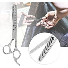 Ciseaux professionnels de cheveux de barbier dacier inoxydable pour le salon et lusage à la maison Rasage et Épilation