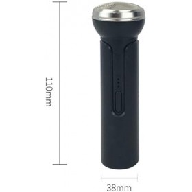 GATASE Rasoir électrique Mini Rasoir de Poche for Hommes USB Rechargeable LED Meilleur for Les rasages de Voyage Rasent Les r