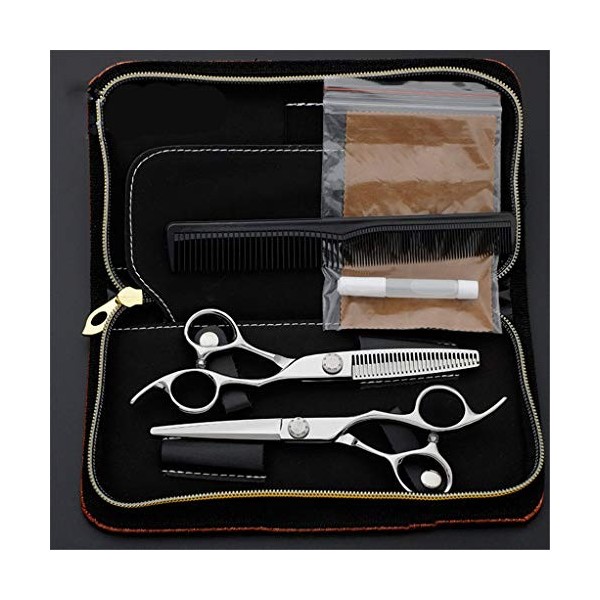 Chaomeiart 6,0 Pouces Professionnel Ciseaux De Coiffure Salon De Coiffure Set Ciseaux Dents Plat Dilution Ciseaux VG-10 Poign