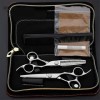 Chaomeiart 6,0 Pouces Professionnel Ciseaux De Coiffure Salon De Coiffure Set Ciseaux Dents Plat Dilution Ciseaux VG-10 Poign