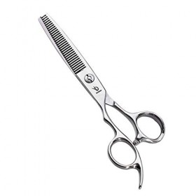 Chaomeiart Professionnel Gauche Ciseaux Main Coiffure 6.0 Set Effiler Ciseaux Plat Dents Ciseaux Salon Acier Inoxydable Adult