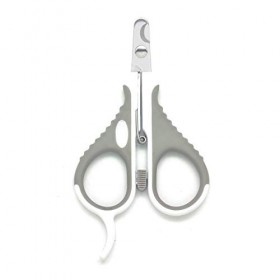 GaoF Ciseaux de toilettage pour Chiens Chat avec Coupe-Ongles obliques/Ciseaux à Ongles pour Chats/tête de Coupe Oblique/en A