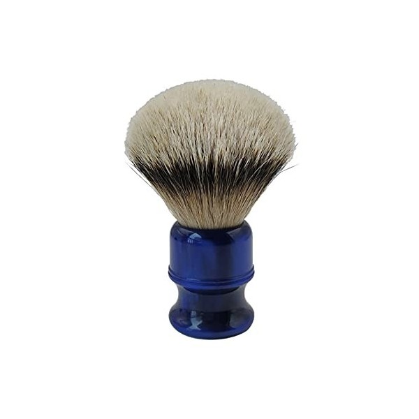 AnSafe Blaireau Fait Main Haute qualité Barbe Mousse Brosser Poignée en résine Homme Compact Brosse de Rasage Humide