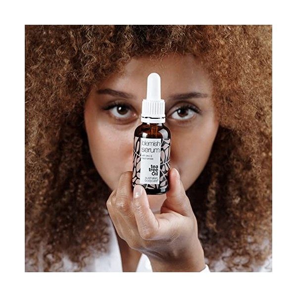 Sérum Niacinamide 10% + 1% Zinc - 30 ml | A lhuile darbre à thé | Pour boutons, points noirs et imperfections | Assure un t C...